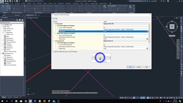 Create Intersection Civil 3 D смотреть онлайн