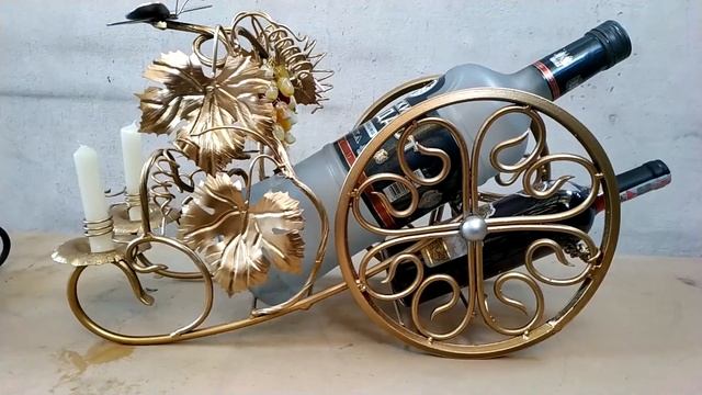 кованная подставка для бутылки ) смотреть онлайн