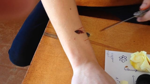 химический порез-роданид калия и хлорид железа смотреть онлайн