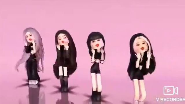 Black Pink roblox how you like that dance смотреть онлайн