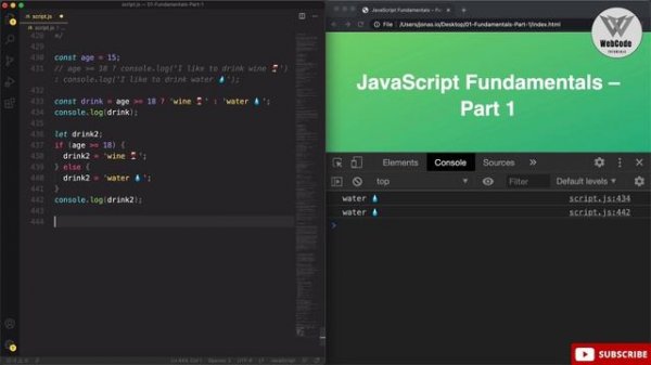 The Complete JavaScript Course 2023: From Zero to Expert! | JavaScript Fundamentals Part 1 #4