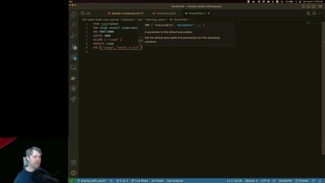 Stream archive: Todo app API with Rust + Axum (2022-08-29) смотреть онлайн