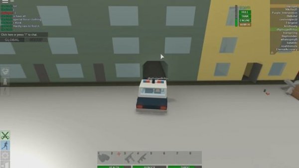 RUNNING OVER NOOBS ON ROBLOX (APOCALYPSE RISING) Feat. AlbertsStuff