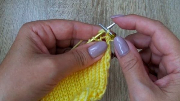 Как закрыть петли лицевой глади, без закручивания края.