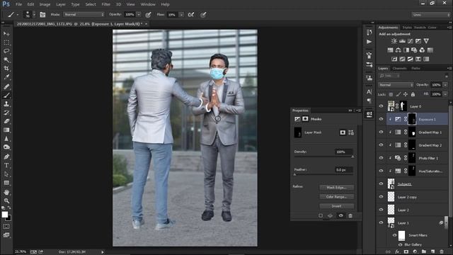 Creative Photoshop Manipulation Tutorial | Corona Virus Awareness | UCREATIONZ | Unnikrishnan KJ