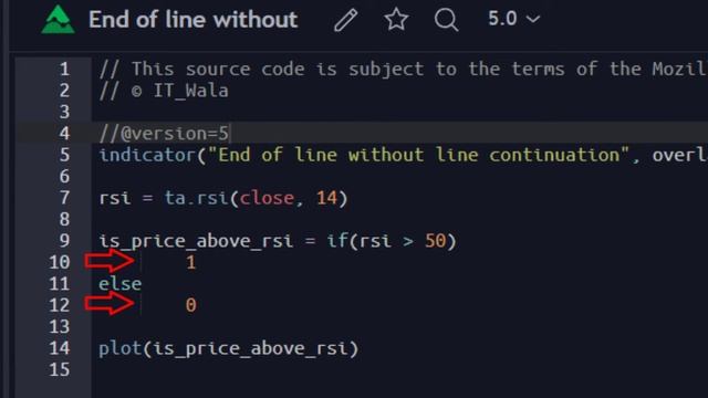 TRADINGVIEW--PINE SCRIPT: ERROR = END OF LINE WITHOUT LINE CONTINUATION || TUTORIAL. смотреть онлайн