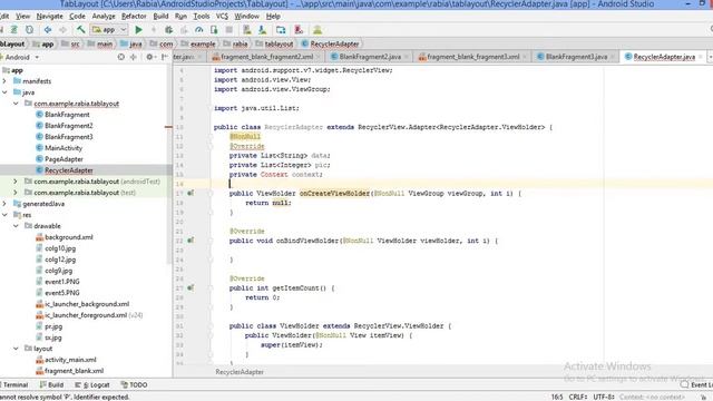 2 | Tablayout with viewpager example in android смотреть онлайн