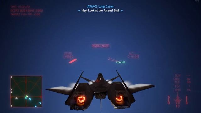 ACE COMBAT 7 - Skies Unknown playing with the ADF-01 FALKEN смотреть онлайн