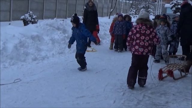 Зимние развлечения - детский сад "Декарт" смотреть онлайн