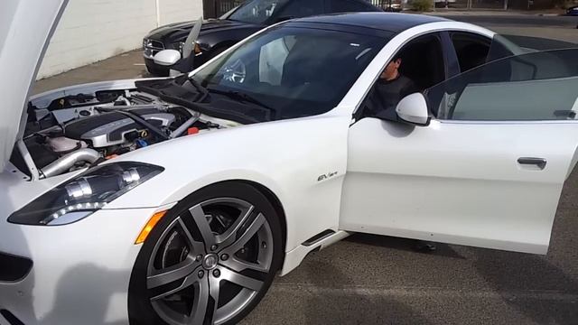 2012 Fisker Karma Concept Electric Car - Motor Sound through speakers? смотреть онлайн