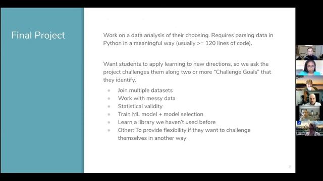 Education & Workforce WG: Designing CSE 163, an Intermediate Data Programming course смотреть онлайн
