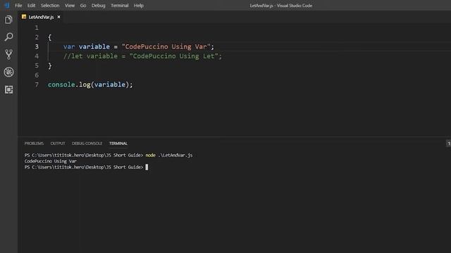 JavaScript Short Series : Let & Var Differences? смотреть онлайн