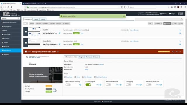 How to Scan for a WordPress Website with the WordPress Toolkit - Plesk смотреть онлайн