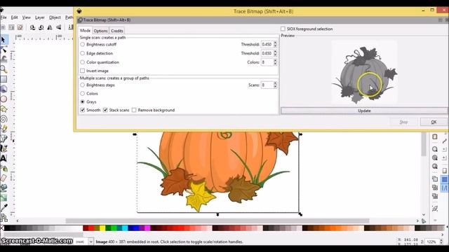 Cricut Explore Step-by-Step STEP 7: Creating a Layered SVG in Inkscape using a Color Image смотреть онлайн