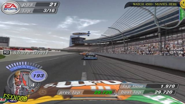 NASCAR Thunder 2004 - Best Nascar Game Ever ( Gameplay 5 Tracks ) PS2 4K Remastered смотреть онлайн