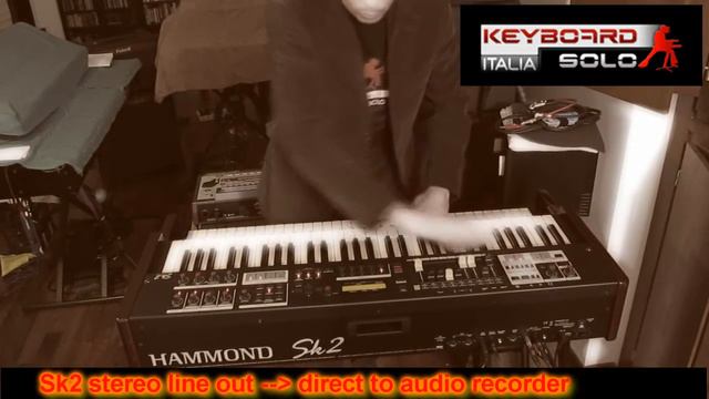 Hammond Suzuki SK2 in a rock mix - short example смотреть онлайн