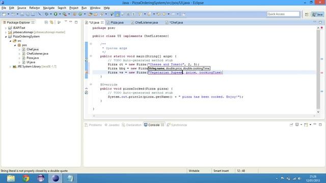Java Tutorial - Pizza Ordering System Part 2 - Session 34 смотреть онлайн
