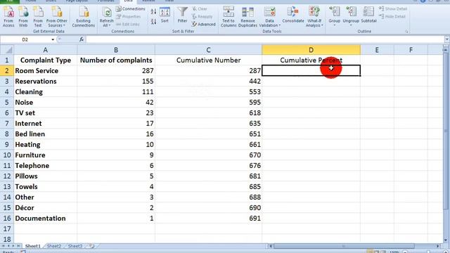 How To... Create a Pareto Chart in Excel 2010 смотреть онлайн