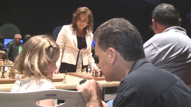 6-year-old Jane on meeting Judit Polgar - GCF 2016, Budapest смотреть онлайн