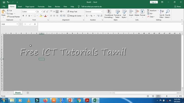 MS Excel basics for beginners in English | English Medium ICT Grade 10 | @FreeICTTutorialsTamil смотреть онлайн