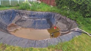 Пруд своими руками.Пруд на даче. Пруд на участке.