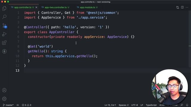 API Versioning with NestJS 8 Tutorial смотреть онлайн