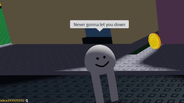 Roblox sings, “Never Gonna Give you Up!” смотреть онлайн