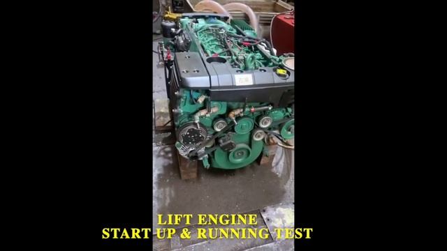 VOLVO PENTA D6 370 IPS500 RUNNING TEST AFTER OVERHAUL