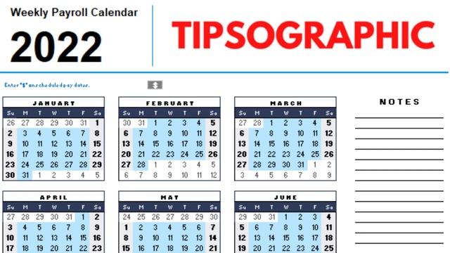 [FREE] 2022 Weekly Payroll Calendar Excel - Google Sheets смотреть онлайн