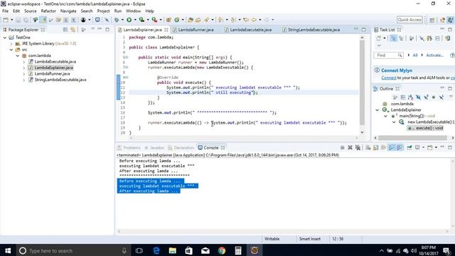 Java 8 lambda expressions tutorial смотреть онлайн