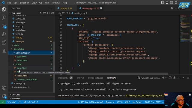 Reunión Sincrónica 14: Herencia de templates en Django y estáticos смотреть онлайн