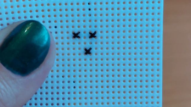 Преломление нити в вышивке крестиком. смотреть онлайн