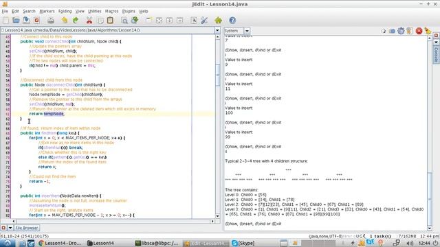 Algorithms In Java | 2-3-4 Tree | Full Code Shown смотреть онлайн