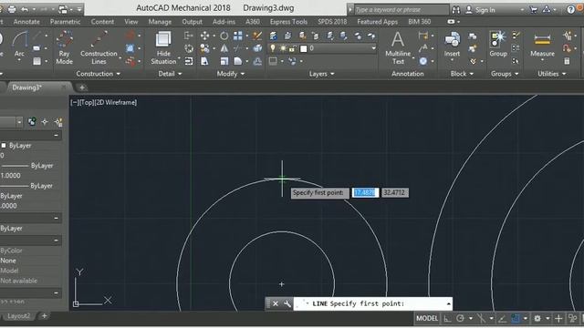 AUTOCAD TUTORIALS FOR BEGINEERS EXERCISE 3 смотреть онлайн