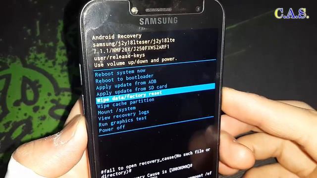 Hard Reset - Samsung J2 2018 J250, сброс телефона до заводских настроек смотреть онлайн