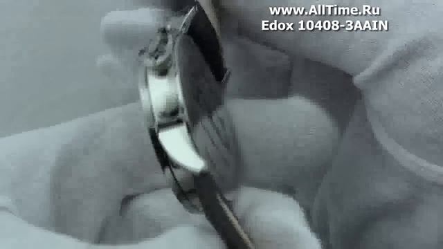 Мужские наручные швейцарские часы Edox 10408-3AAIN смотреть онлайн