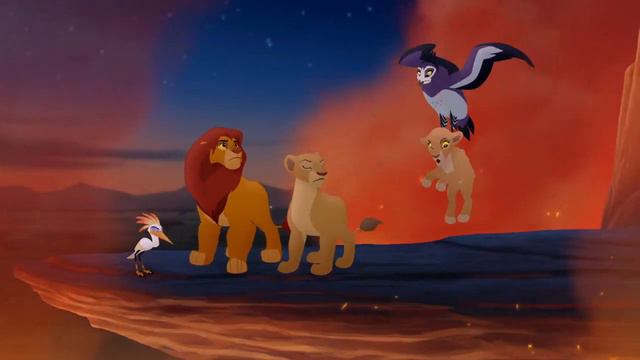 The Lion Guard - Battle For The Pride Lands - Anga And Hadithi Save The Royal Family
