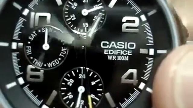 Casio Edifice EF-316D-1A Настройка часов