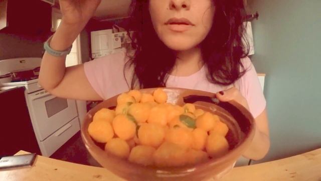 ASMR YouTube Video Eating Expired Cheese Puffs смотреть онлайн