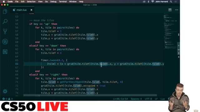 2048 FROM SCRATCH! CS50 Live, EP 60 смотреть онлайн