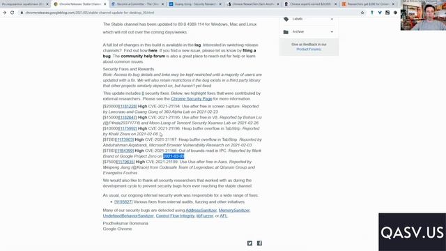 Тестировщики заработали $20.000 за один найденный баг в Google Chrome. смотреть онлайн