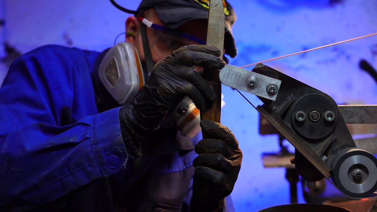 Делаю Нож со сталью cpm s110v смотреть онлайн