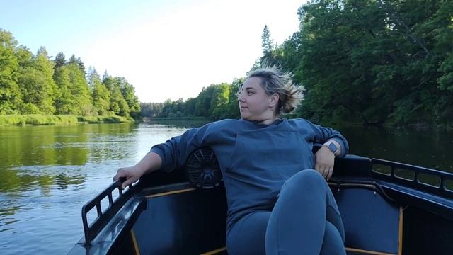 Релакс по реке Клязьма на лодке Гунч под мотором MAX Motor