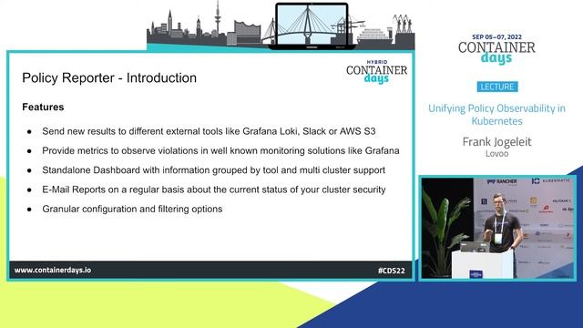 Unifying Policy Observability in Kubernetes - Frank Jogeleit, LOVOO смотреть онлайн