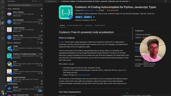 Codeium VSCode Installation Tutorial