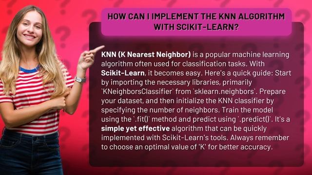 How Can I Implement the KNN Algorithm with Scikit-Learn? смотреть онлайн