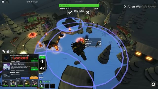 Solo Winter Town Event Roblox Tower Blitz Best Try смотреть онлайн