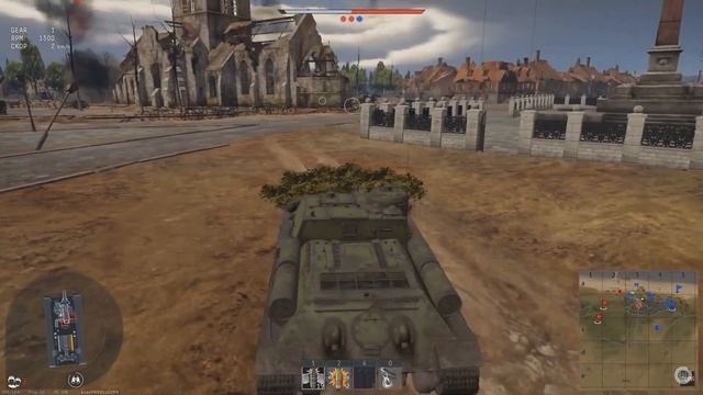 Микро-гайд по стрельбе с раскачки на танках в War Thunder смотреть онлайн