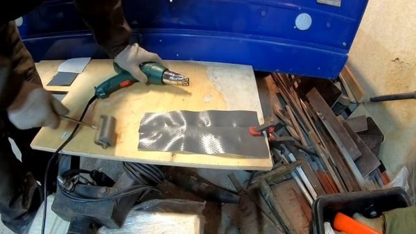 Как сварить - склеить - спаять ПВХ ткань для тента или ПВХ баннер своими руками, быстро и просто.