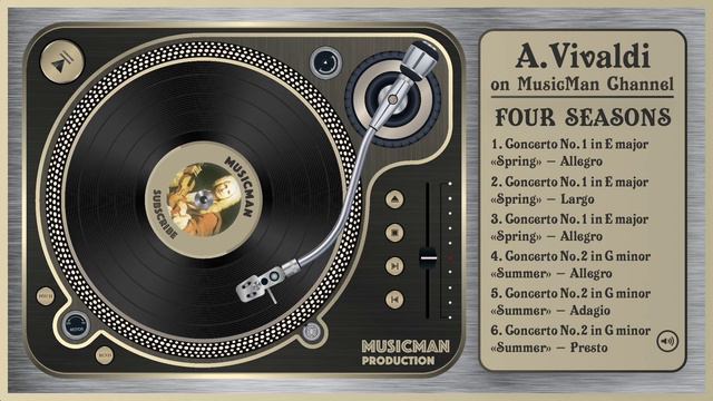 Antonio Vivaldi – FOUR SEASONS / MusicMan Channel / Classical Music / Patefon смотреть онлайн